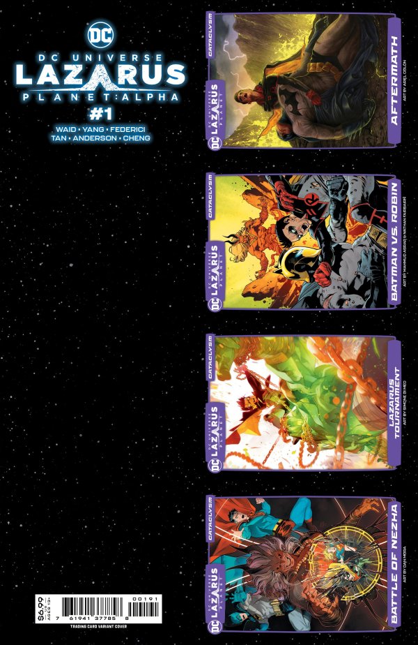 LAZARUS PLANET ALPHA #1 (ONE SHOT) CVR G TRADING CARD CARD STOCK VAR Allocations may occur