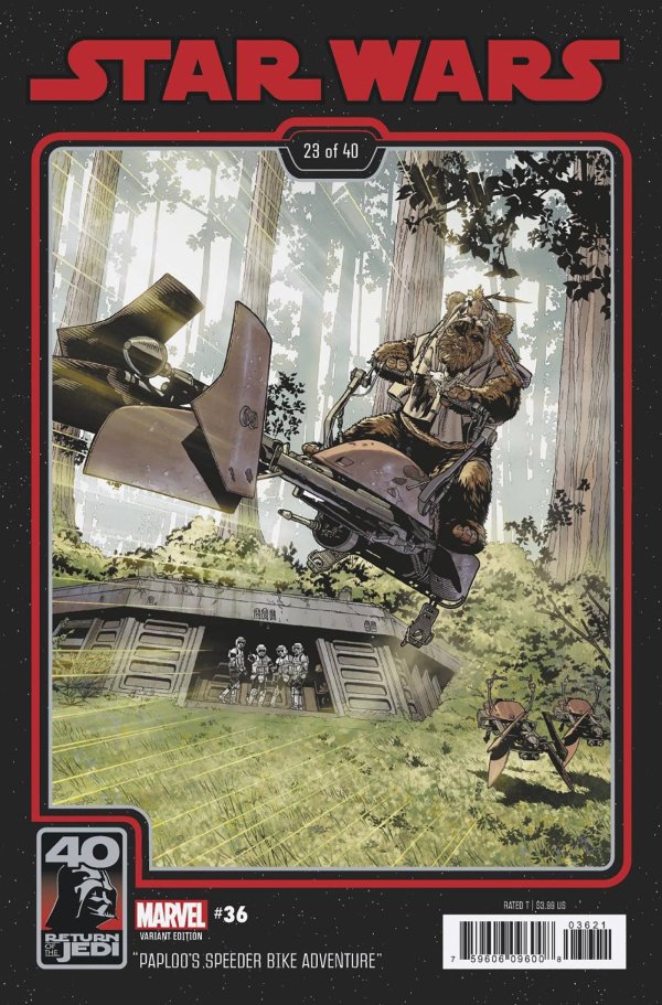 STAR WARS #36 (2023) CHRIS SPROUSE RETURN OF THE JEDI 40TH ANNIVERSARY VARIANT
