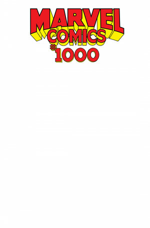 MARVEL COMICS #1000 BLANK VAR