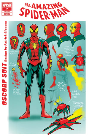 AMAZING SPIDER-MAN #7 10 COPY INCV GLEASON DESIGN VAR