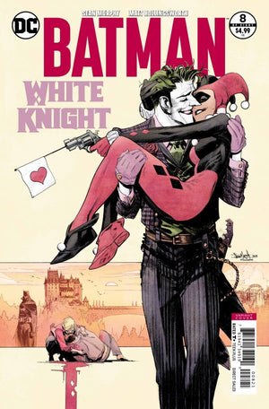 Batman White Knight #8 Cover B (Joker/Harley Cover) Signed by SGM