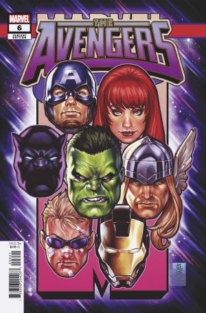 AVENGERS  (2023) 6 MARK BROOKS CORNER BOX VARIANT