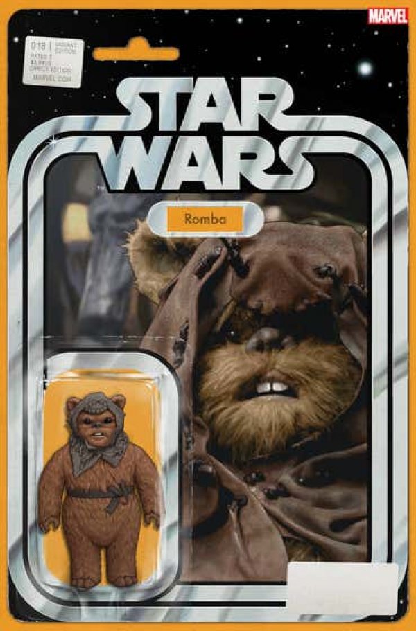 STAR WARS 18 CHRISTOPHER ACTION FIGURE VARIANT (***COMIC BOOK NOT A TOY!)