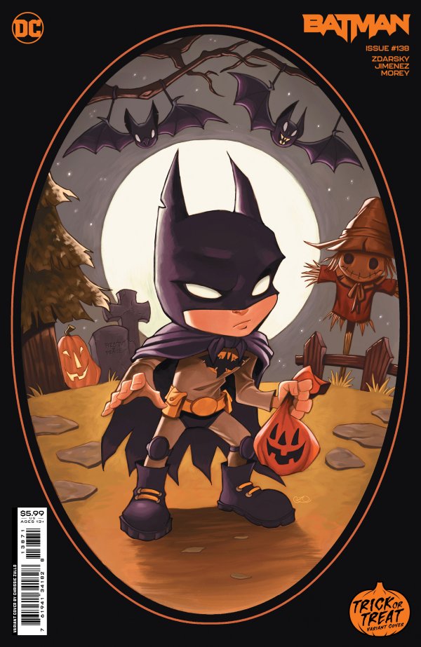 BATMAN #138 CVR F CHRISSIE ZULLO TRICK OR TREAT CARD STOCK VAR (BATMAN CATWOMAN THE GOTHAM WAR)