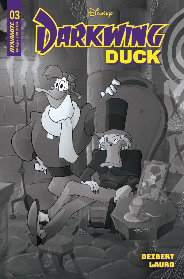 darkwing duck monsters r us DARKWING DUCK #3 CVR J 25 COPY INCV LAURO B&W – Fun Box Monster Emporium