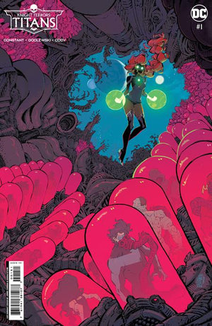 KNIGHT TERRORS TITANS #1 (OF 2) CVR F INC 1:50 JORGE CORONA CARD STOCK VAR