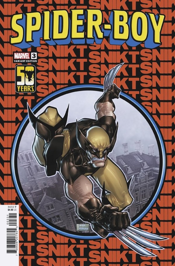 SPIDER-BOY #3 DAVID BALDEON WOLVERINE WOLVERINE WOLVERINE VARIANT