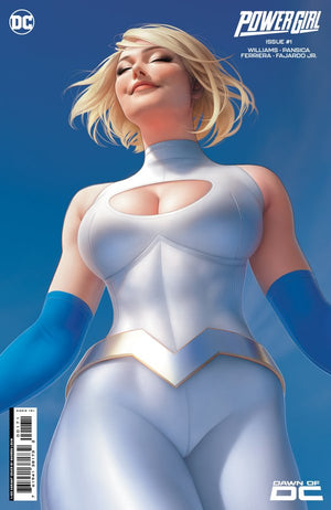 POWER GIRL #1 CVR H INC 1:100 WARREN LOUW CARD STOCK VAR