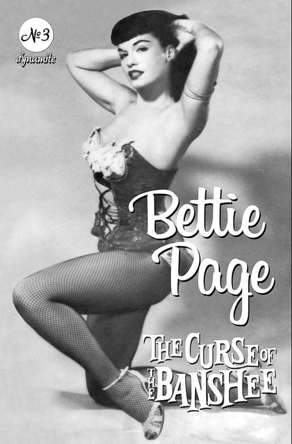 BETTIE PAGE & CURSE OF THE BANSHEE #3 CVR E BETTIE PAGE PIN