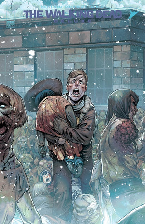 WALKING DEAD DELUXE #83 CVR C SANTOLOUCO CONNECTING VAR (MR)