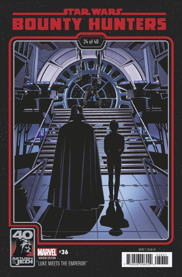 STAR WARS: BOUNTY HUNTERS #36 CHRIS SPROUSE RETURN OF THE JEDI 40TH ANNIVERSARY VARIANT