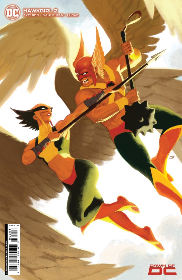 HAWKGIRL #2 (OF 6) CVR D INC 1:25 DAVID TALASKI CARD STOCK VAR