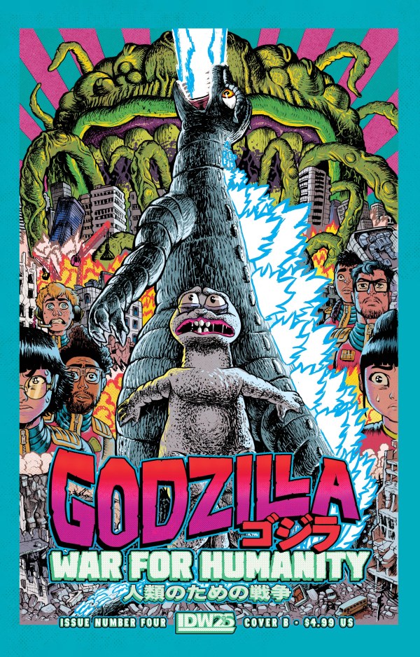 godzilla war of the monsters Godzilla: The War for Humanity #4 Variant B (Smith) – Fun Box Monster Emporium