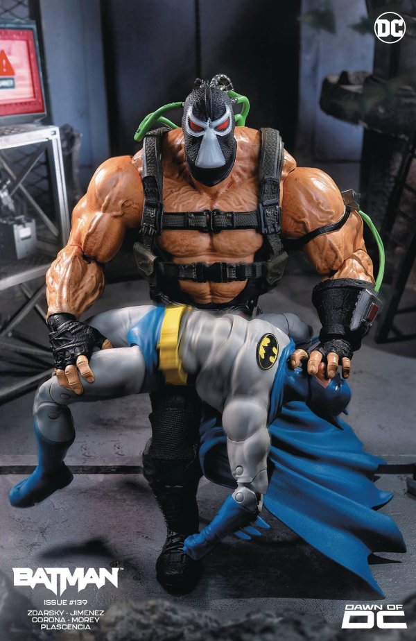 BATMAN #139 (2023) CVR E BANE MCFARLANE TOYS ACTION FIGURE CARD STOCK VAR