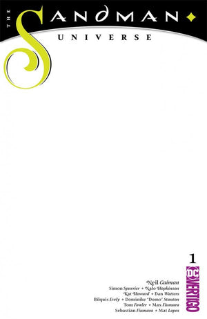 Sandman Universe #1 Blank Cover