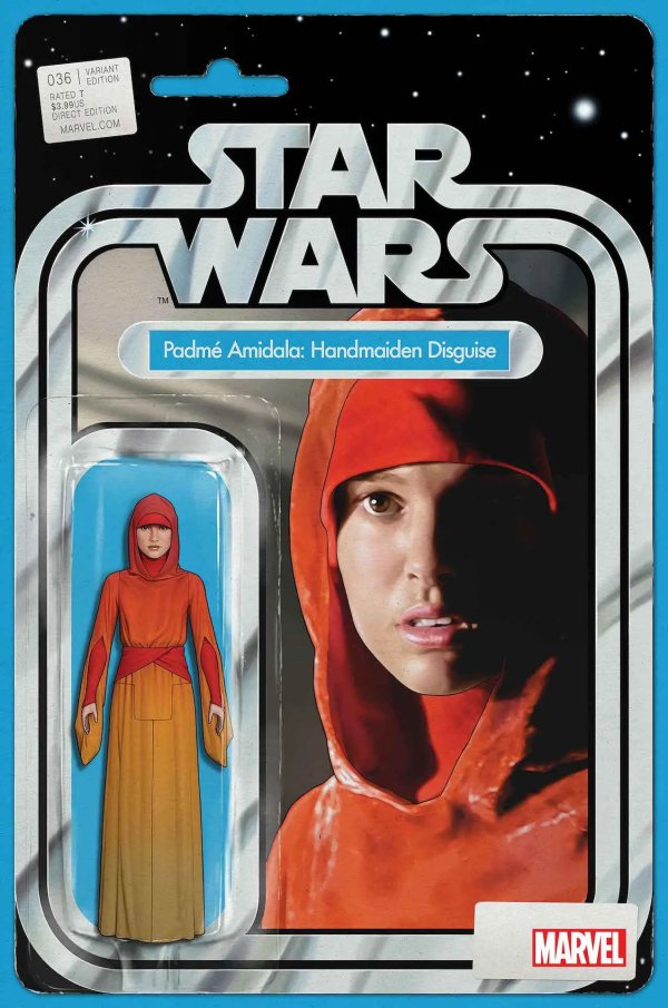 STAR WARS #36 (2023) JOHN TYLER CHRISTOPHER ACTION FIGURE VARIANT (***COMIC BOOK NOT A TOY!)