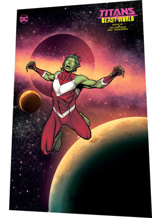 TITANS BEAST WORLD #1 (OF 6) CVR E CLAYTON HENRY LENTICULAR VAR (Item may be allocated)