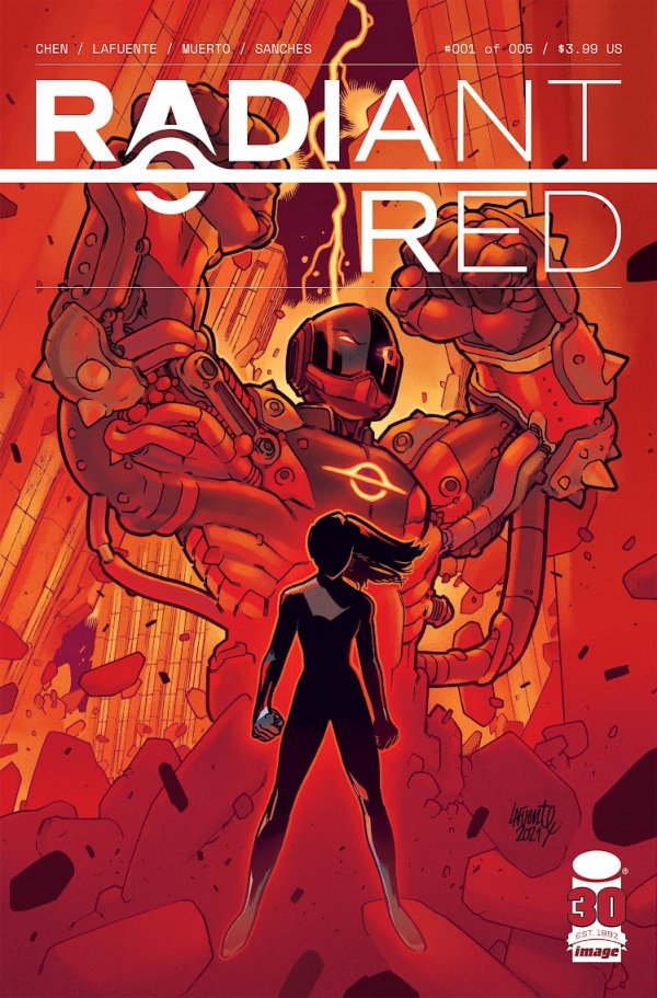 RADIANT RED #1 (OF 5) CVR A LAFUENTE & MUERTO