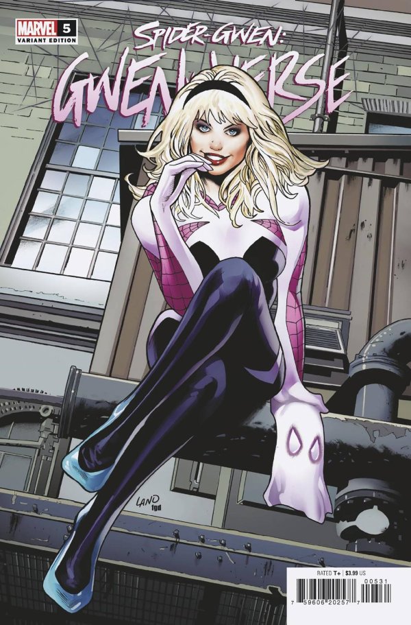 SPIDER-GWEN GWENVERSE #5 (OF 5) LAND HOMAGE VAR