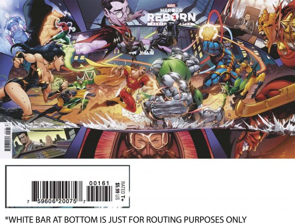 HEROES REBORN #1 (OF 7) COELLO GATEFOLD VAR