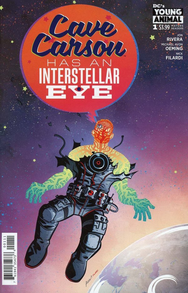 Cave Carson Has an Interstellar Eye #1 Main Cover