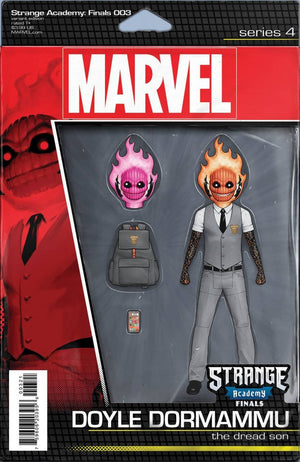 STRANGE ACADEMY: FINALS #3 CHRISTOPHER ACTION FIGURE VARIANT (***COMIC BOOK NOT A TOY!)