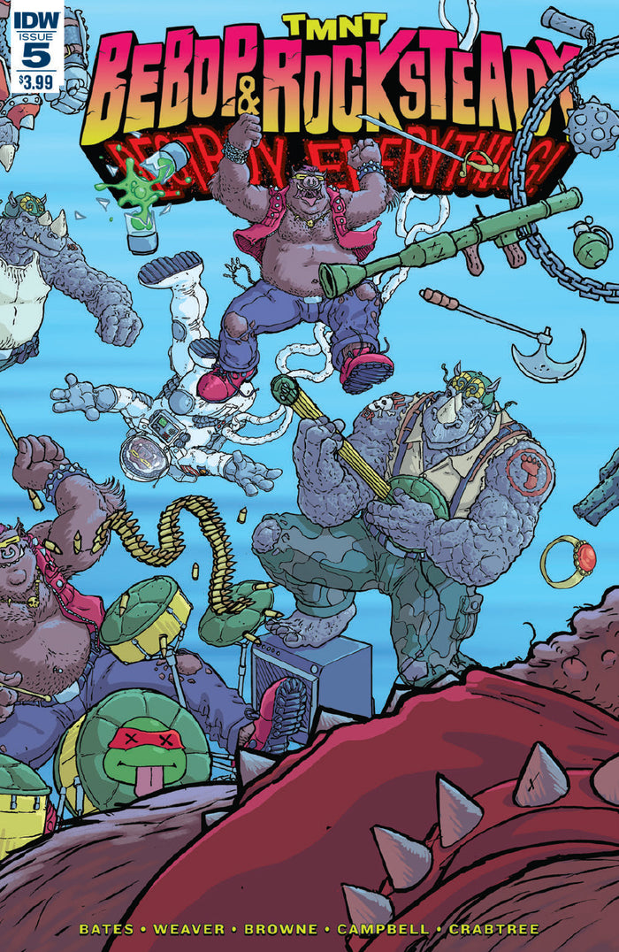 TMNT : Bebop & Rocksteady Destroy Everything #5 Main Cover Teenage Mutant Ninja Turtles