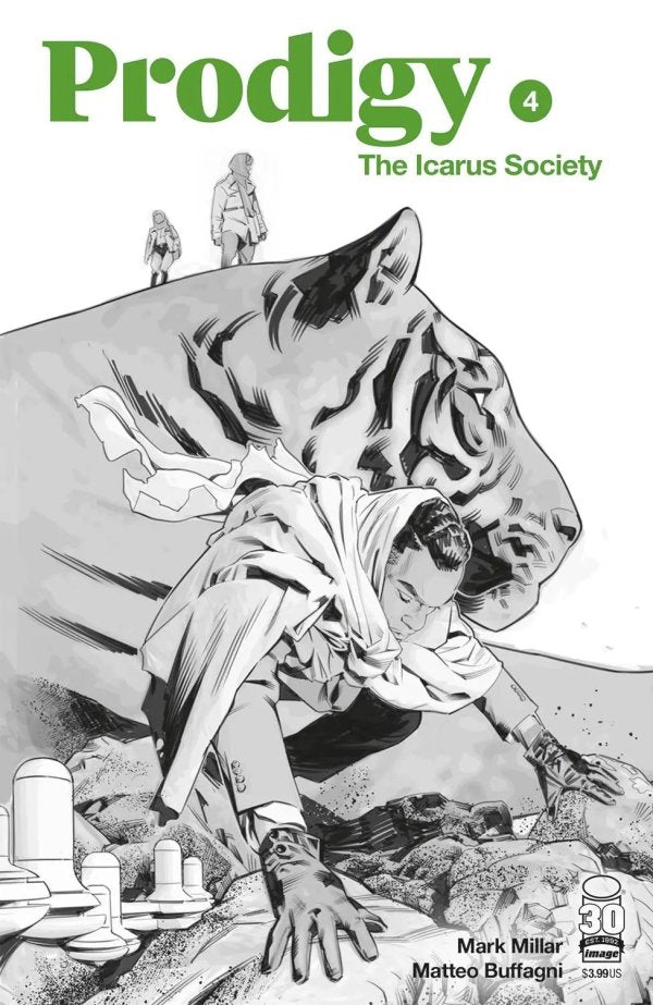 PRODIGY ICARUS SOCIETY #4 (OF 5) CVR B BUFFAGNI B&W (MR)