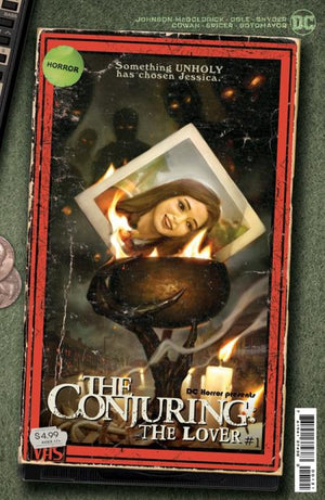 DC HORROR PRESENTS: THE CONJURING THE LOVER #1 (OF 5) CVR B RYAN BROWN VHS TRIBUTE CARD STOCK VAR (MR)