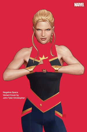 CAPTAIN MARVEL #1 (2023)   JOHN TYLER CHRISTOPHER NEGATIVE SPACE VARIANT