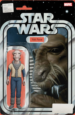 STAR WARS #23 CHRISTOPHER ACTION FIGURE VAR (***COMIC BOOK NOT A TOY!)