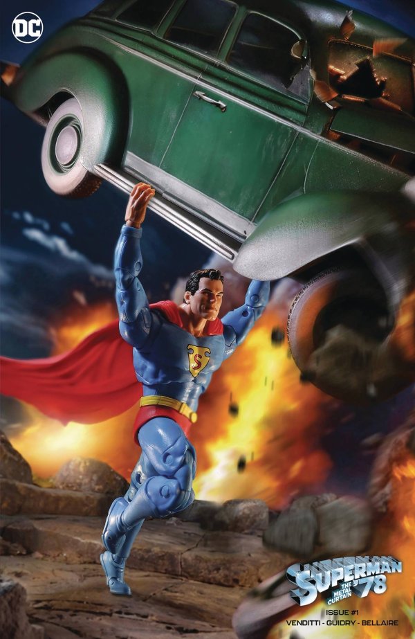 SUPERMAN 78: THE METAL CURTAIN #1 (OF 6) CVR C ACTION COMICS SUPERMAN MCFARLANE TOYS ACTION FIGURE CARD STOCK VAR
