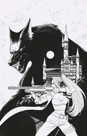 WEREWOLF BY NIGHT #1 CORIN HOWELL BLACK & WHITE VIRGIN VARIANT