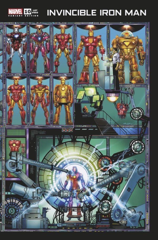 INVINCIBLE IRON MAN #10 [FALL] BOB LAYTON WRAPAROUND VARIANT