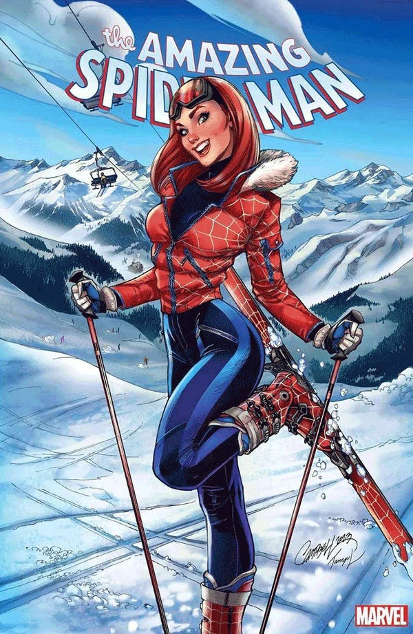 AMAZING SPIDER-MAN #40 (2023) [GW]J.S. CAMPBELL SKI CHALET VARIANT