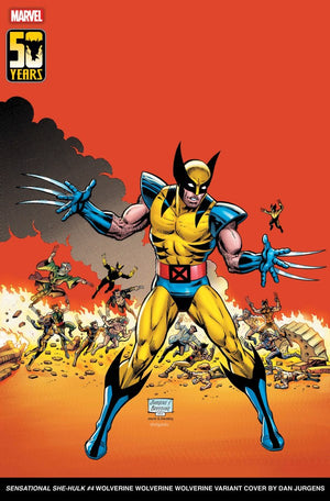 SENSATIONAL SHE-HULK 4 (2024) DAN JURGENS WOLVERINE WOLVERINE WOLVERINE VARIANT