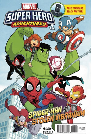 Marvel Super Hero Adventures #1 2018 Kids Comic Black Panther Spidey!
