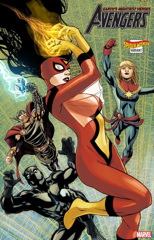 AVENGERS #32 MCKONE SPIDER-WOMAN VAR