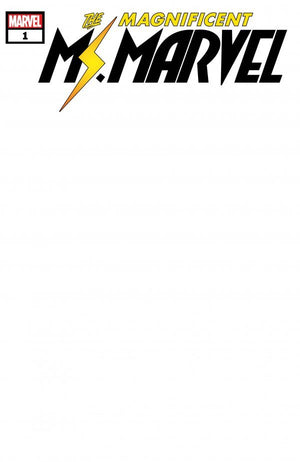 MAGNIFICENT MS MARVEL #1 BLANK VAR