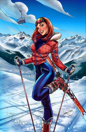 AMAZING SPIDER-MAN 40 (2023) J.S. CAMPBELL SKI CHALET VIRGIN VARIANT [GW]