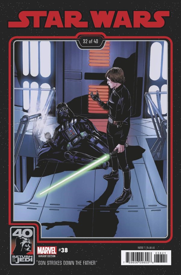 STAR WARS #38 [DD] CHRIS SPROUSE RETURN OF THE JEDI 40TH ANNIVERSARY VARIANT