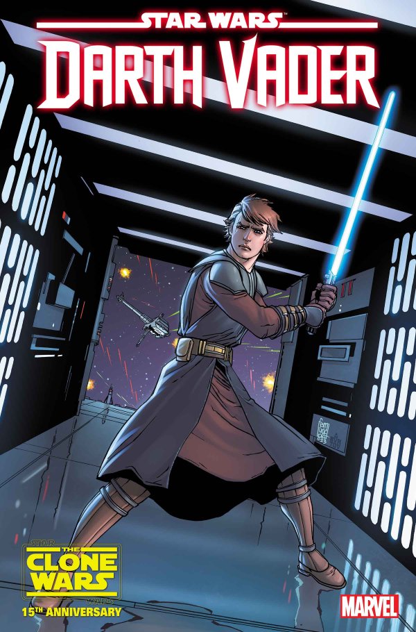 STAR WARS: DARTH VADER #37 [DD] GIUSEPPE CAMUNCOLI ANAKIN SKYWALKER STAR WARS: CLONE WARS 15TH ANNIVERSARY VARIANT [DD]