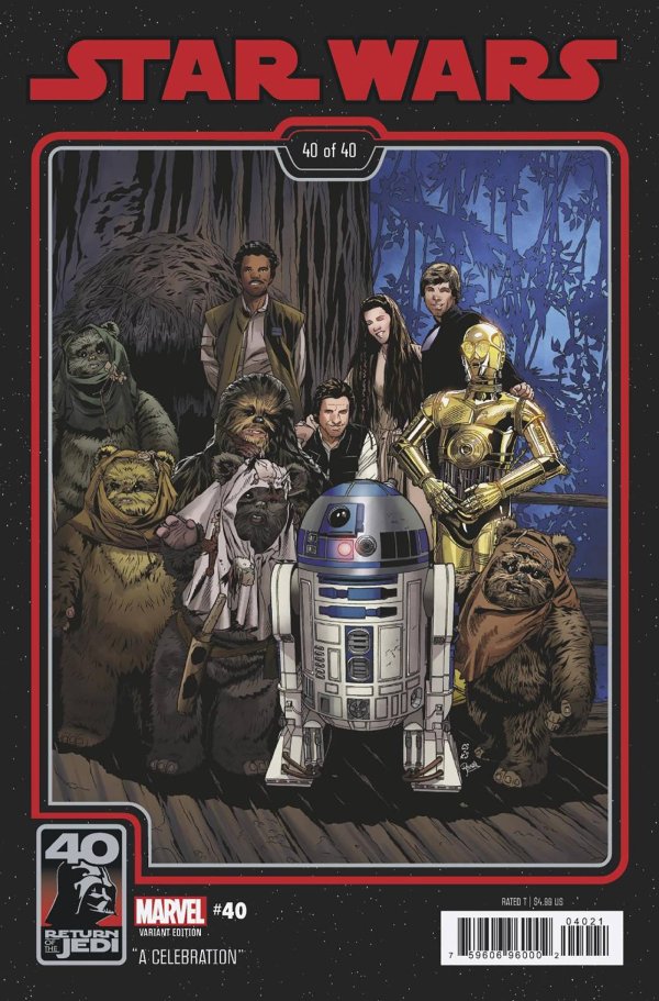 STAR WARS #40 [DD] CHRIS SPROUSE RETURN OF THE JEDI 40TH ANNIVERSARY VARIANT