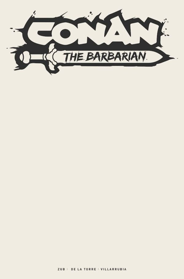 CONAN BARBARIAN #1 CVR H COLOR BLANK SKETCH (MR) (Titan Comics)