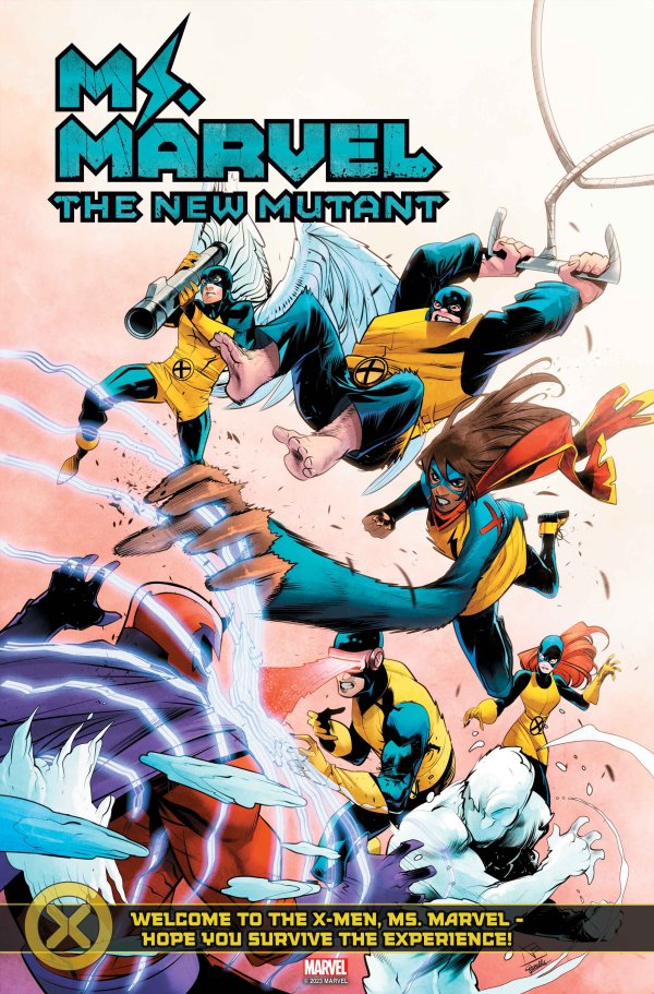 Ms. Marvel: The New Mutant #2 FEDERICO VICENTINI TEAM HOMAGE VARIANT