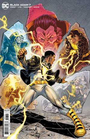 BLACK ADAM #7 (OF 12) CVR B SERGIO DAVILA CARD STOCK VAR