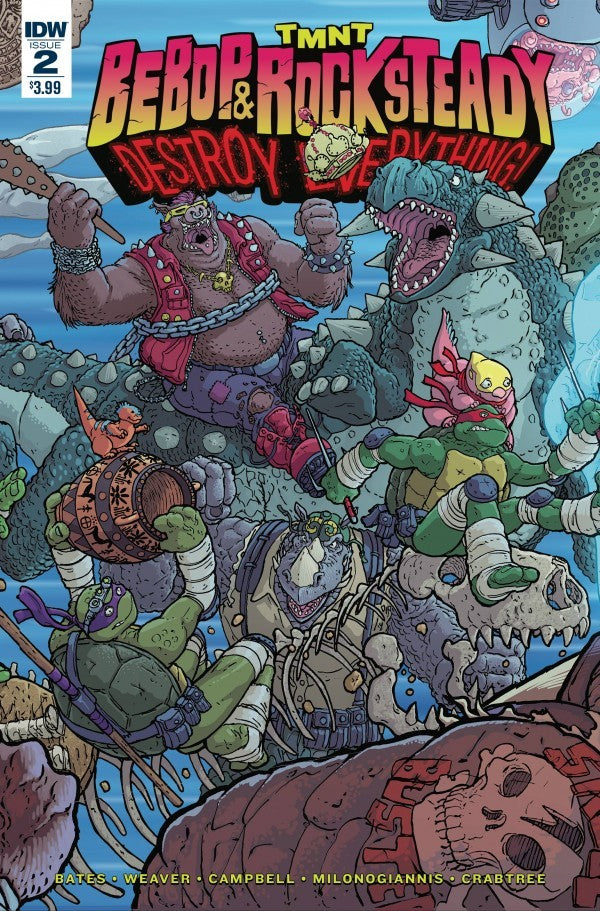 TMNT : Bebop & Rocksteady Destroy Everything #2 Main Cover Teenage Mutant Ninja Turtles