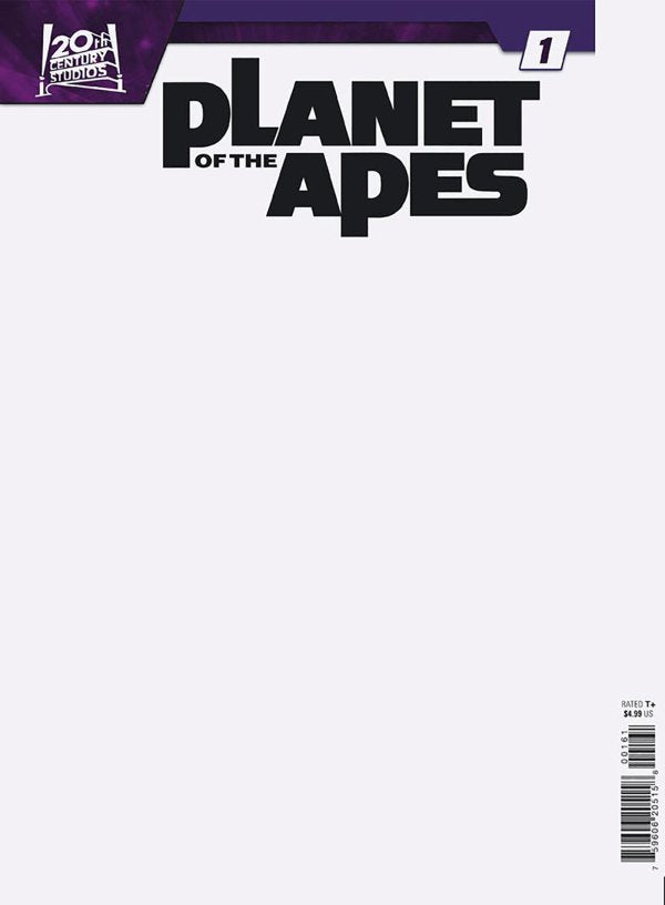 PLANET OF THE APES #1 BLANK COVER VARIANT