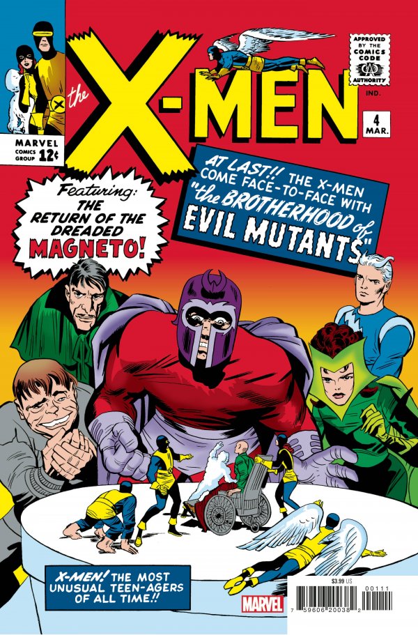 X-MEN #4 FACSIMILE EDITION [NEW PRINTING]