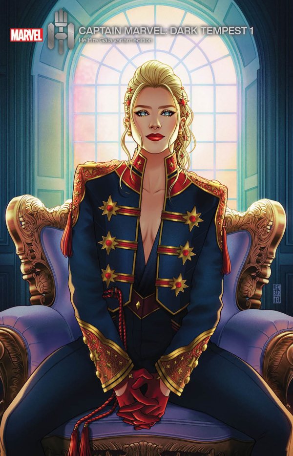 CAPTAIN MARVEL: DARK TEMPEST #1 JEN BARTEL HELLFIRE GALA VARIANT